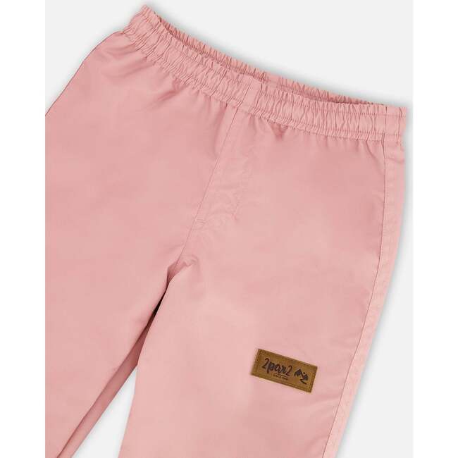 Splash Pants In Recycled Polyester, Light Pink - Rain Pants - 3