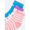 Socks (3 Pairs), Striped Pink - Socks - 3