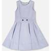 Sleeveless Neoprene Dress, Lavender - Dresses - 1 - thumbnail