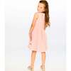 Sleeveless Neoprene Dress, Pale Pink - Dresses - 2