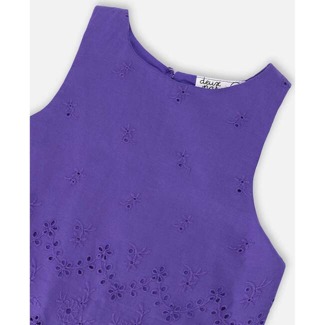 Sleeveless Top And Skirt Set, Mauve - Dresses - 4