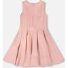 Sleeveless Neoprene Dress, Pale Pink - Dresses - 3