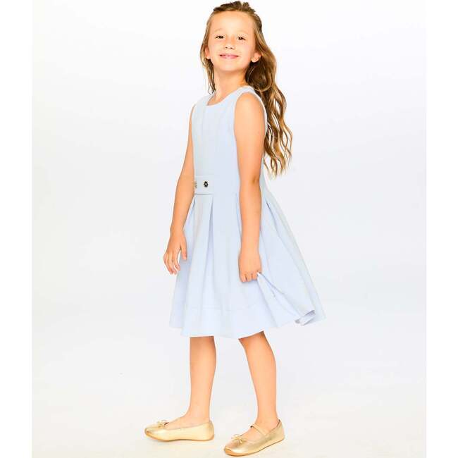 Sleeveless Neoprene Dress, Lavender