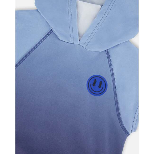 Sleeveless Top And Shorts Set, Blue Gradient - Mixed Apparel Set - 3