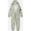 Rain One-Piece In Polyurethane Green Frog Print, Green With Frog Print - Snowsuits - 4