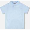 Polo T-Shirt, Pale Blue - Polo Shirts - 1 - thumbnail