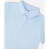 Polo T-Shirt, Pale Blue - Polo Shirts - 3