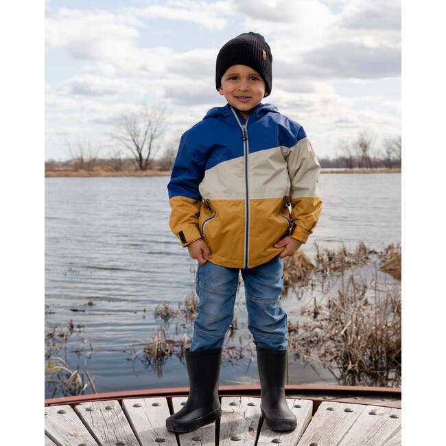 Rain Boots In Natural Rubber, Black