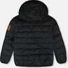 Quilted Mid-Season Jacket, Black - Jackets - 3
