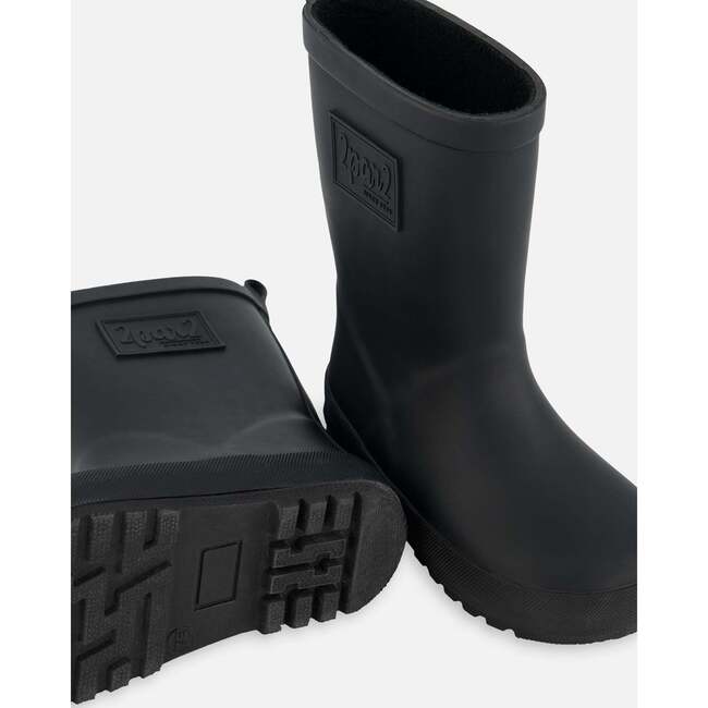 Rain Boots In Natural Rubber, Black - Boots - 3