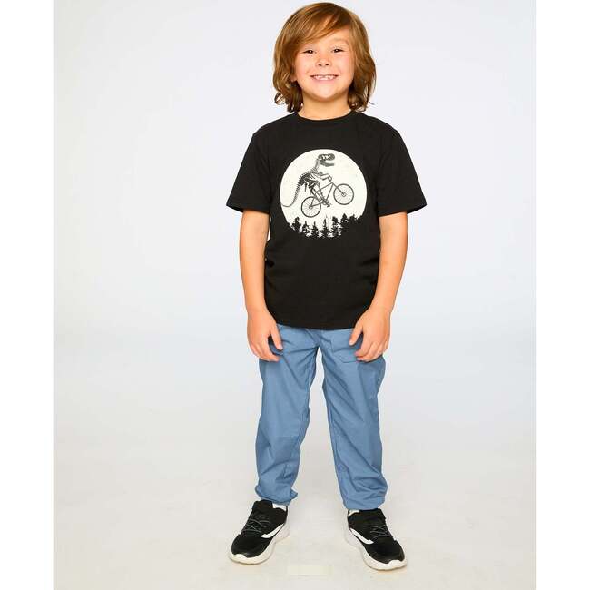 Parachute Jogger With Patch Pockets, Blue Grey