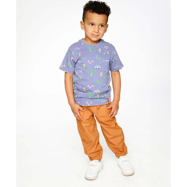 Parachute Jogger With Patch Pockets, Brown Sugar