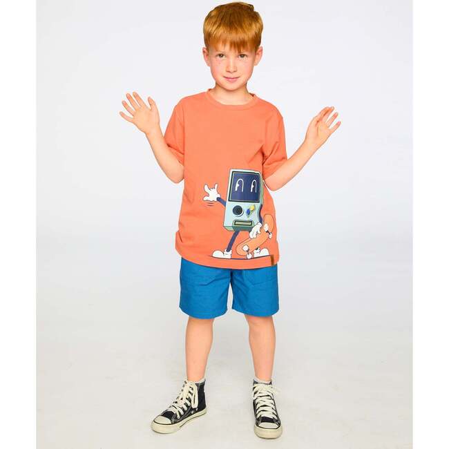 Parachute Shorts With Patch Pockets, Dark Blue - Shorts - 3