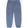 Parachute Jogger With Patch Pockets, Blue Grey - Pants - 3