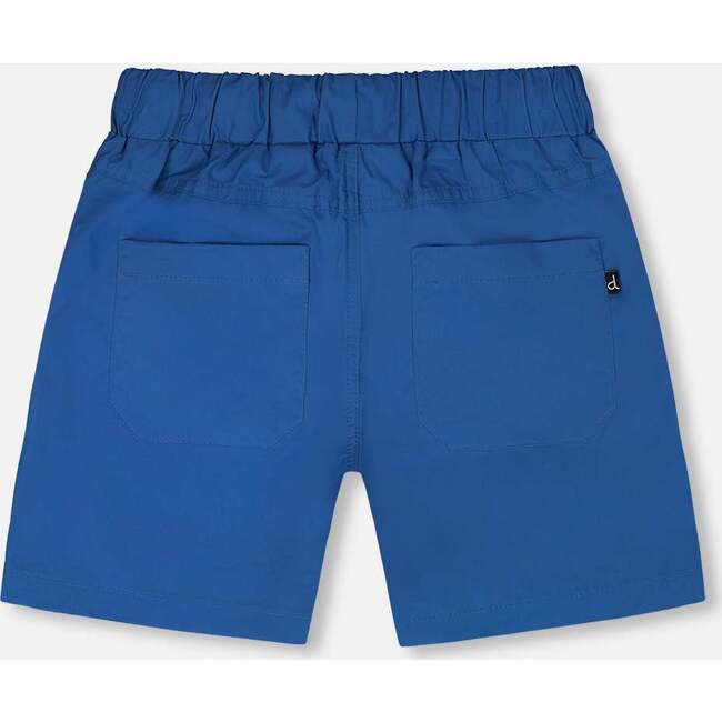 Parachute Shorts With Patch Pockets, Dark Blue - Shorts - 4