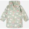 Rain Jacket In Polyurethane, Green With Frog Print - Raincoats - 3