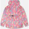 Packable Windbreaker In Polyester, Pink Printed Lollipops - Jackets - 3