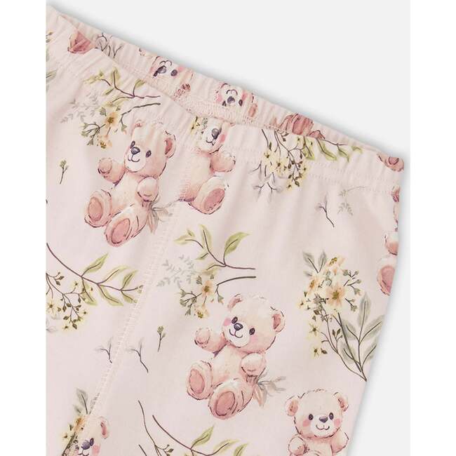 Organic Cotton Two-Piece Pajamas Set Pale Pink Bear Print, Pale Rose Bear Print - Pajamas - 4