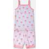 Organic Cotton Two-Piece Pajamas Set, Lilac Printed Ice Creams - Pajamas - 1 - thumbnail
