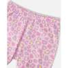 Organic Cotton Two-Piece Pajamas Set, Purple Animal Print - Pajamas - 5