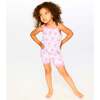 Organic Cotton Two-Piece Pajamas Set, Lilac Printed Ice Creams - Pajamas - 2