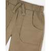Parachute Shorts With Patch Pockets, Beige - Shorts - 5 - thumbnail