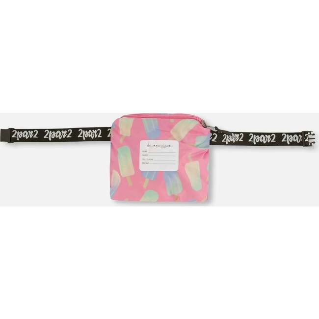 Packable Windbreaker In Polyester, Pink Printed Lollipops - Jackets - 5