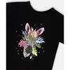 Organic Cotton Jersey T-Shirt, Zebra Black - T-Shirts - 4