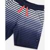 Organic Cotton Shorts, Striped Gradient Blue - Shorts - 5
