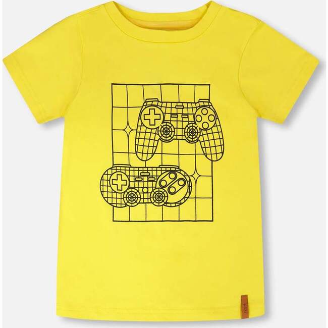 Organic Cotton Jersey T-Shirt, Yellow