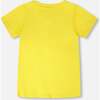Organic Cotton Jersey T-Shirt, Yellow - T-Shirts - 4