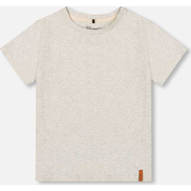 Organic Cotton Jersey T-Shirt Solid, Heather Grey