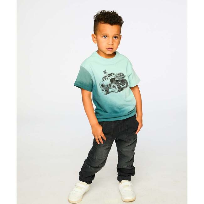 Organic Cotton Jersey T-Shirt, Turquoise