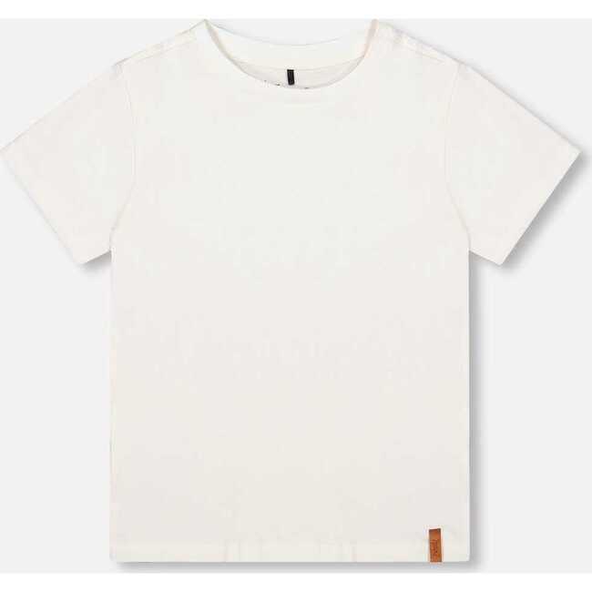 Organic Cotton Jersey T-Shirt, Solid Off-White
