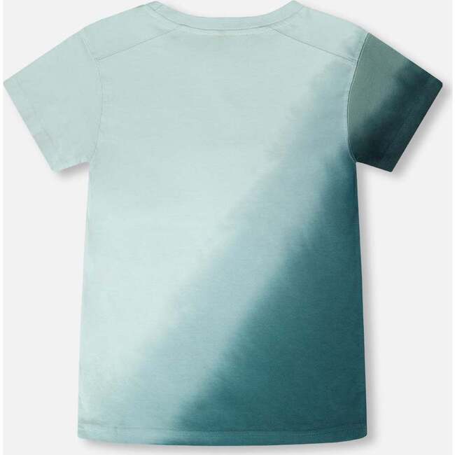 Organic Cotton Jersey T-Shirt, Turquoise - T-Shirts - 3