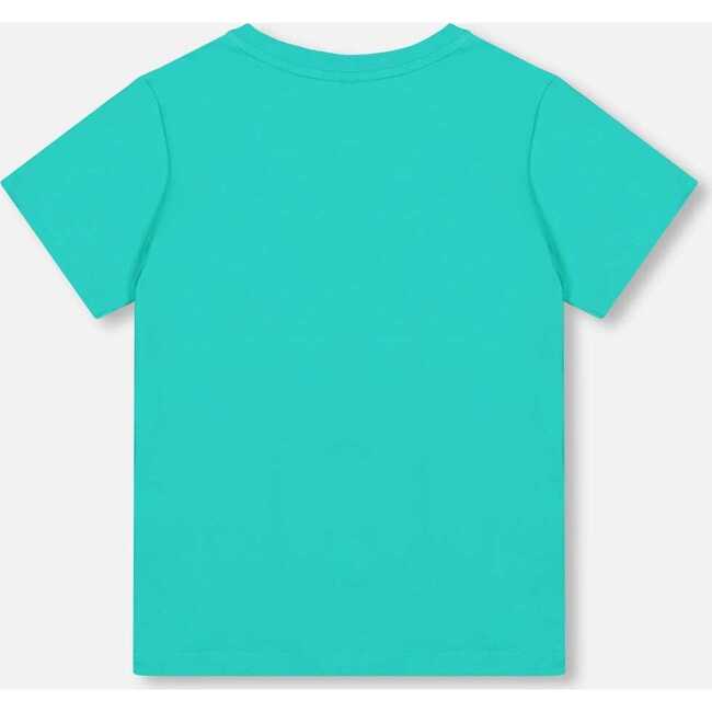 Organic Cotton Jersey T-Shirt Solid, Turquoise