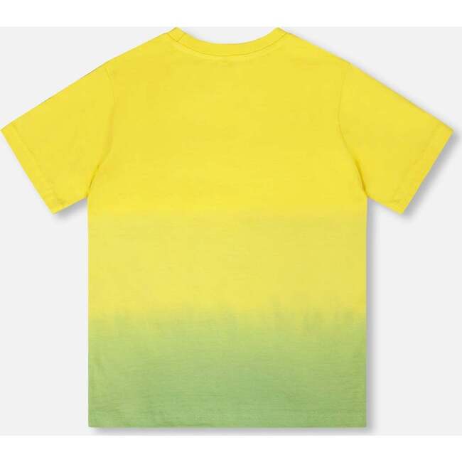 Organic Cotton Jersey T-Shirt, T-Rex Yellow - T-Shirts - 3