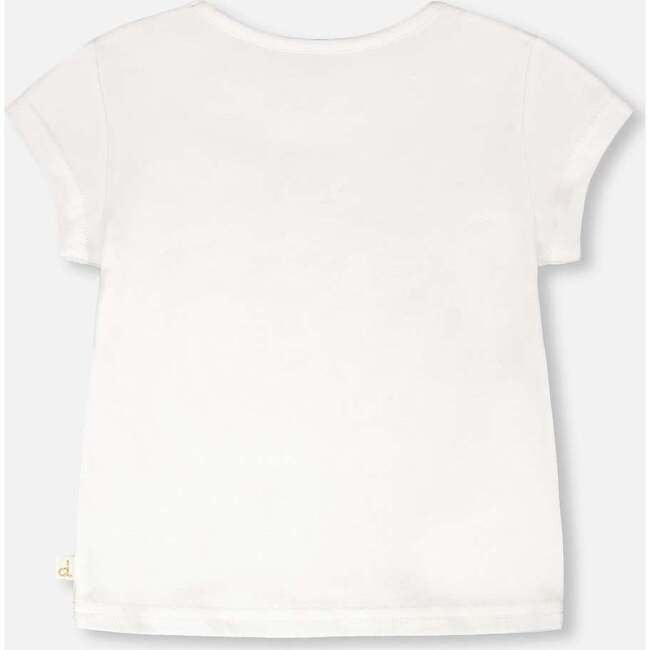 Organic Cotton Jersey T-Shirt, White - T-Shirts - 4