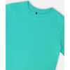 Organic Cotton Jersey T-Shirt Solid, Turquoise - T-Shirts - 3