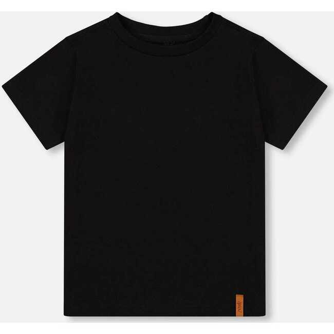 Organic Cotton Jersey T-Shirt Solid, Black