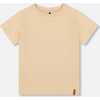 Organic Cotton Jersey T-Shirt Solid, Beige - T-Shirts - 1 - thumbnail