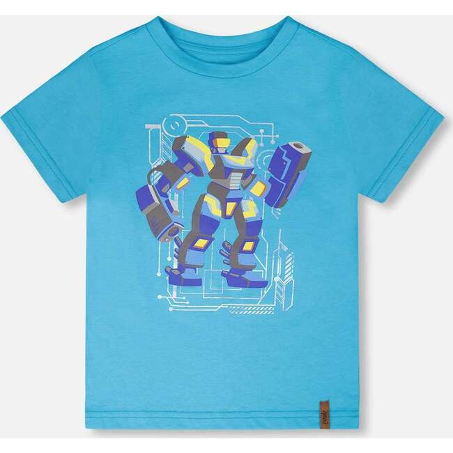 Organic Cotton Jersey T-Shirt, Sky Blue