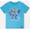 Organic Cotton Jersey T-Shirt, Sky Blue - T-Shirts - 1 - thumbnail