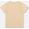 Organic Cotton Jersey T-Shirt Solid, Beige - T-Shirts - 3