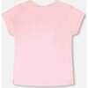 Organic Cotton Jersey T-Shirt, Pink - T-Shirts - 3
