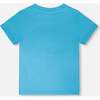 Organic Cotton Jersey T-Shirt, Sky Blue - T-Shirts - 3