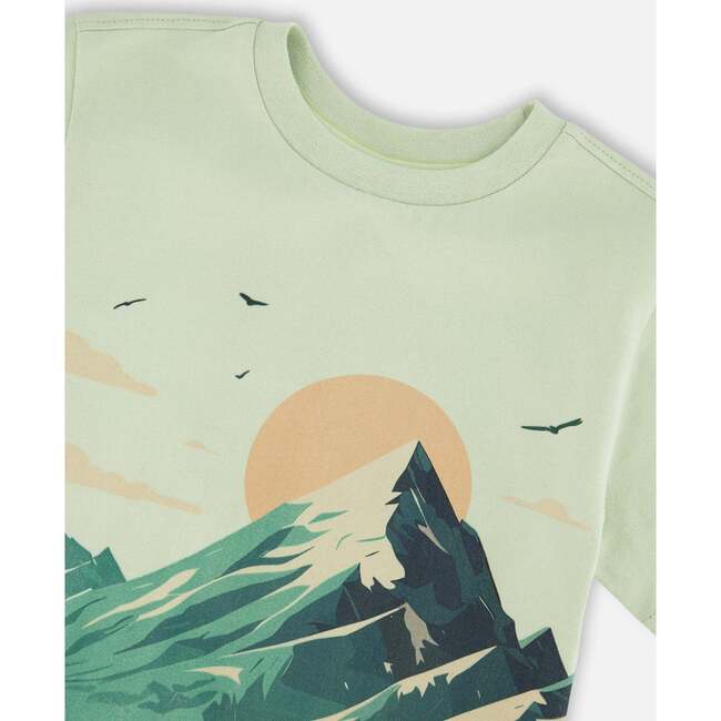 Organic Cotton Jersey T-Shirt, Sage - T-Shirts - 5