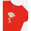 Organic Cotton Jersey T-Shirt, Red - T-Shirts - 4