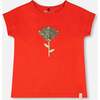 Organic Cotton Jersey T-Shirt, Red - T-Shirts - 5