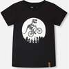 Organic Cotton Jersey T-Shirt, Black - T-Shirts - 1 - thumbnail